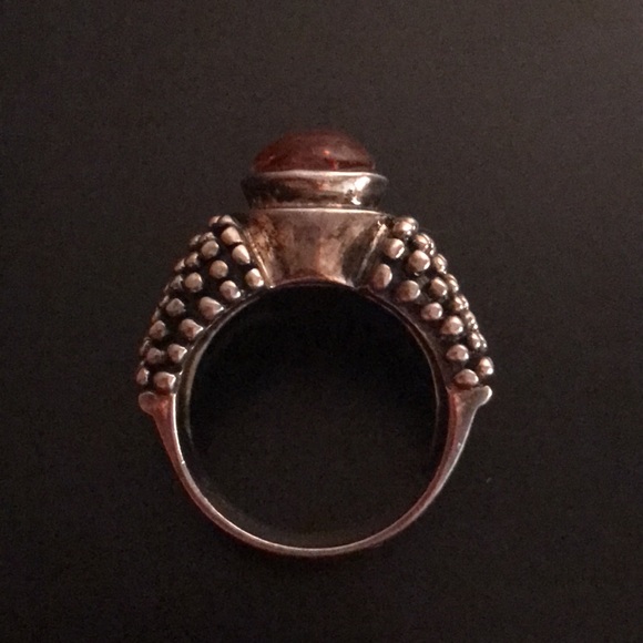 Amber ring R0893 - Picture 3 of 6